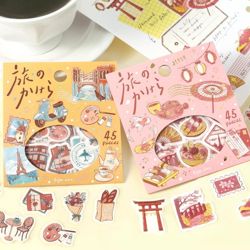 BGM Flake Stickers - Fragments of a Journey - To the World