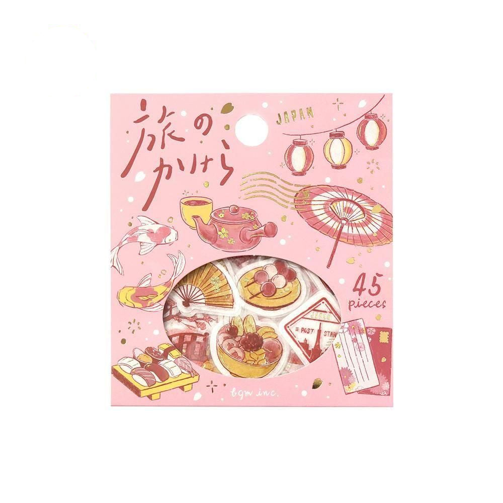 BGM Flake Stickers - Fragments of a Journey - To Japan