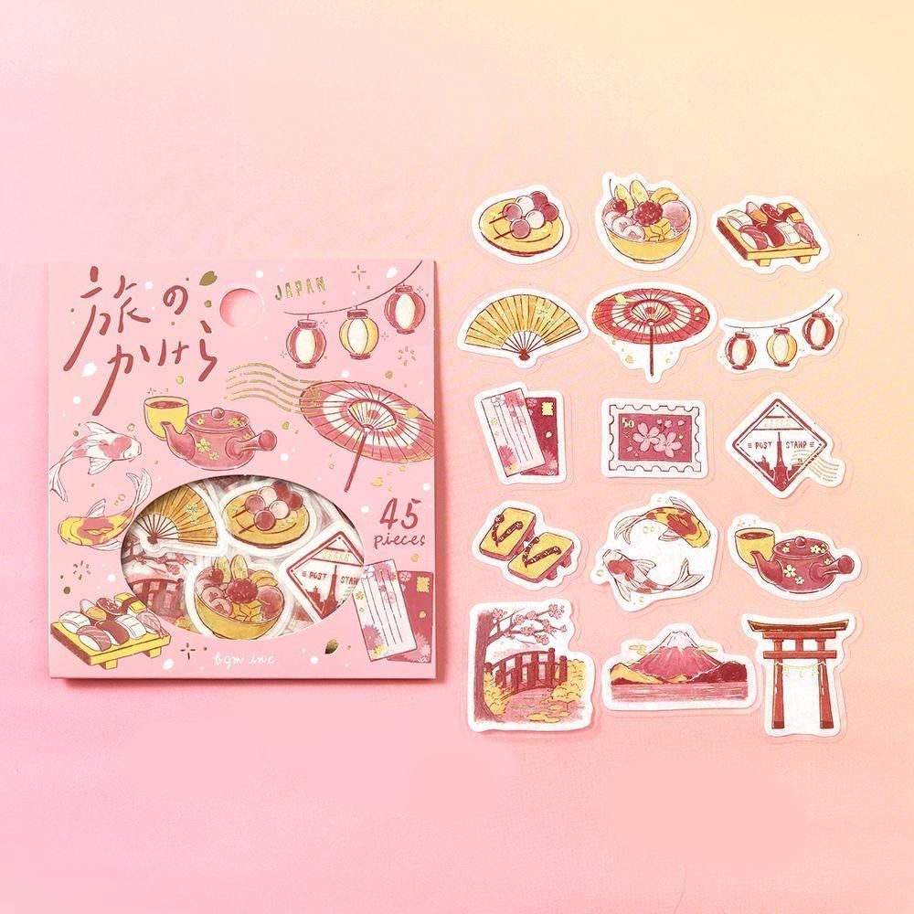 BGM Flake Stickers - Fragments of a Journey - To Japan