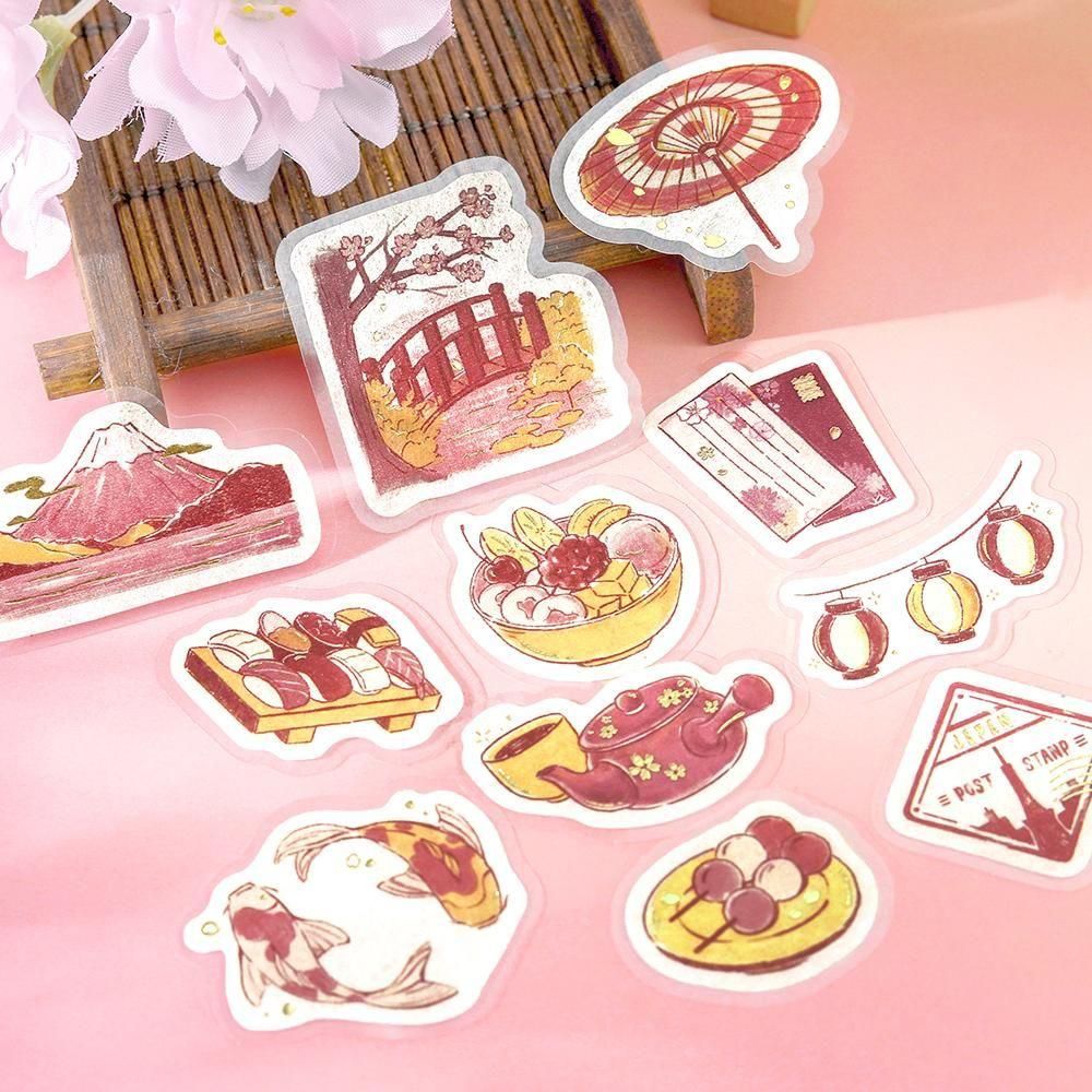 BGM Flake Stickers - Fragments of a Journey - To Japan
