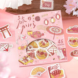 BGM Flake Stickers - Fragments of a Journey - To Japan