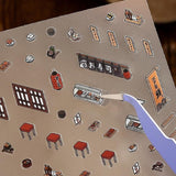 BGM Diorama 2.5D Stickers - Vol. 3 - Sushi Restaurant