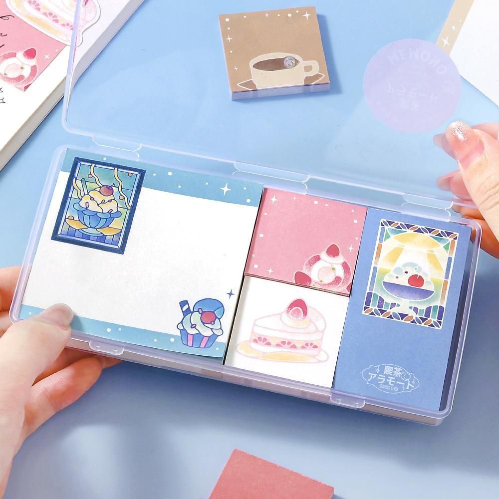 BGM Memo Pad Set - Memono - Cafe à la Mode Stained Glass