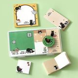 BGM Memo Pad Set - Memono - Kuroneko Cafe