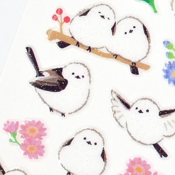 NB Pure Glitter Stickers - Long-tailed Tit