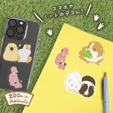 NB ZOOm in Animals Flake Stickers - Guinea Pig