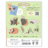 NB ZOOm in Animals Flake Stickers - Red Panda
