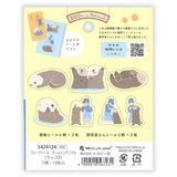 NB ZOOm in Animals Flake Stickers - Sea Otter