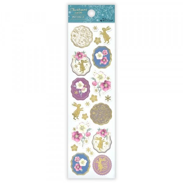 NB Hana Yosoou Stickers - Christmas Rose