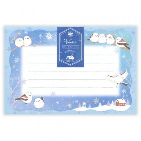 NB Mini Letter Set - Winter - Long-tailed Tits in the Snow