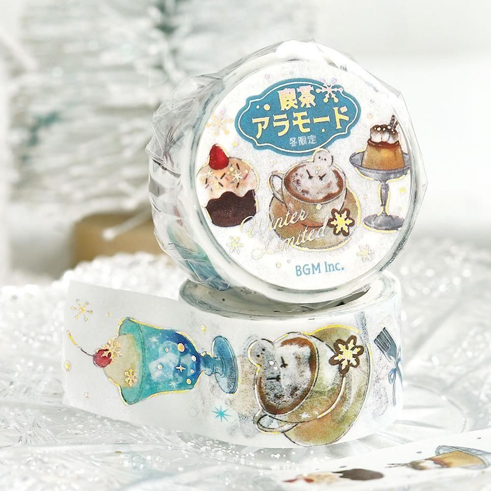 BGM Washi Tape - Winter Limited - Cafe A La Mode (Limited Edition)