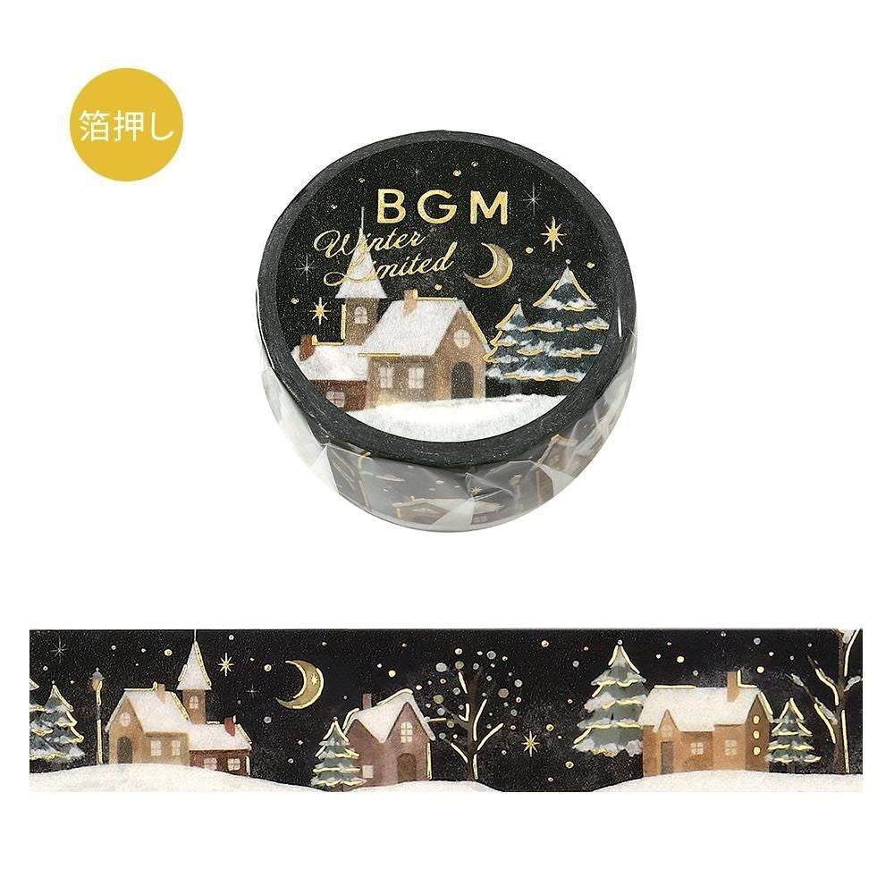 BGM Washi Tape - Winter Limited - Snowy Night (Limited Edition)