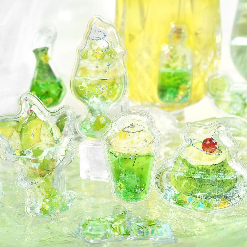 BGM Water Stickers - Cafe A La Mode - Shiny Green