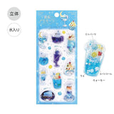 BGM Water Stickers - Cafe A La Mode - Shiny Blue