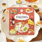 BGM Flake Stickers - Let's Eat, Meow! - Italinyan