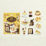BGM Clear Flake Stickers - Cafe A La Mode Embroidery Book - Yellow