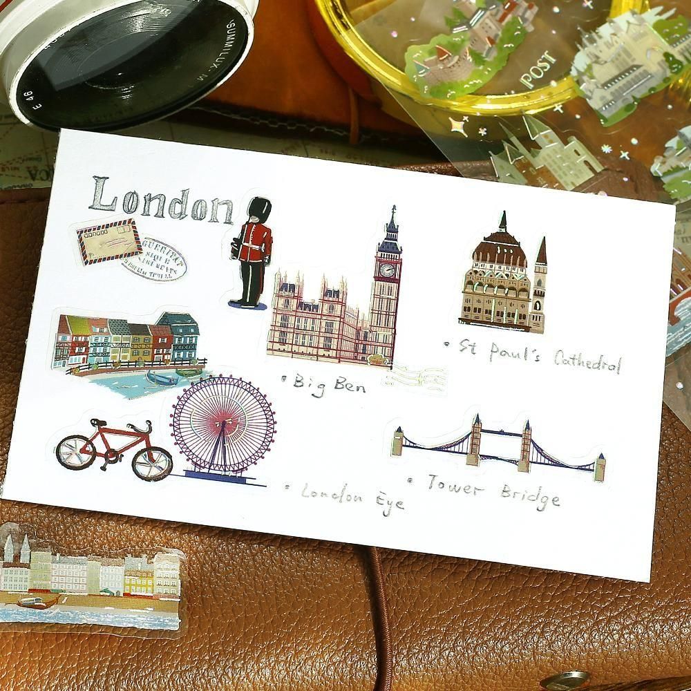 BGM IRIDE Sticker Sheet - Vol. 5 - Scenes from Around the World