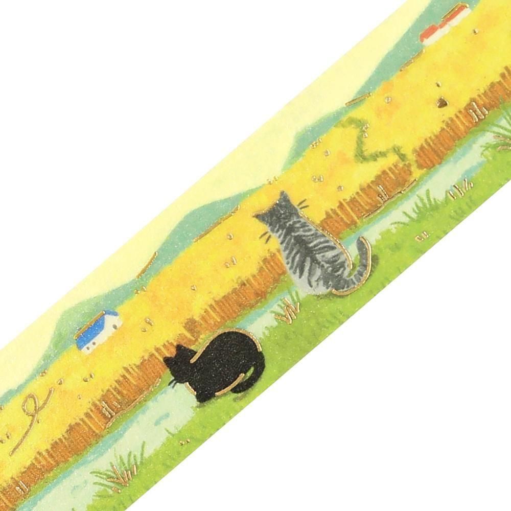 BGM Washi Tape - Travel, Sometimes Cats - Across the Wheat Fields