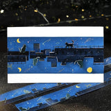 BGM Washi Tape - Travel, Sometimes Cats - A Late Night When Stars Fall