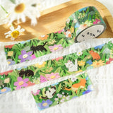 BGM Washi Tape - Travel, Sometimes Cats - A Flowering Meadow