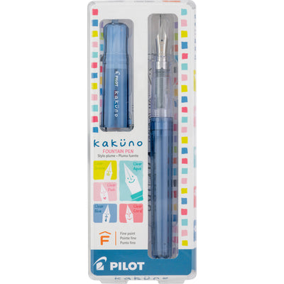 Pilot Kakuno Fountain Pen - Translucent Blue