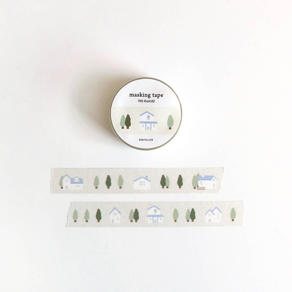 Suatelier Design Washi Tape - Illust.02