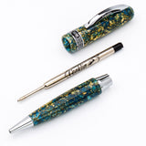 Conklin 1898 Solaris Ballpoint Pen - Blue w/ Chrome Trim