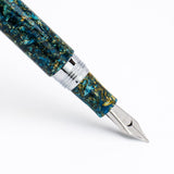 Conklin 1898 Solaris Fountain Pen - Blue w/ Chrome Trim