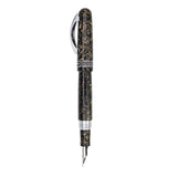 Conklin 1898 Solaris Fountain Pen - Black w/ Chrome Trim