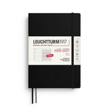 Leuchtturm Weekly Planner & Notebook 2027, 18 Months, Ruled, English