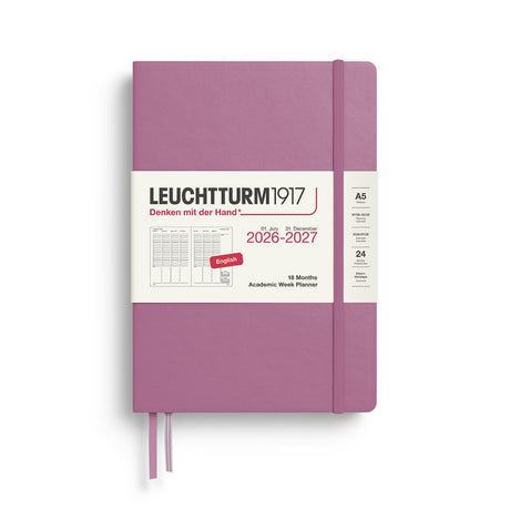 Leuchtturm Academic Week Planner 2027, 18 Months, English