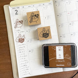 Stamp Marché Seasonal Illustration Stamp - February - Marle's Valentine A