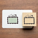 Stamp Marché Labetomo Stamp - Cat Frame