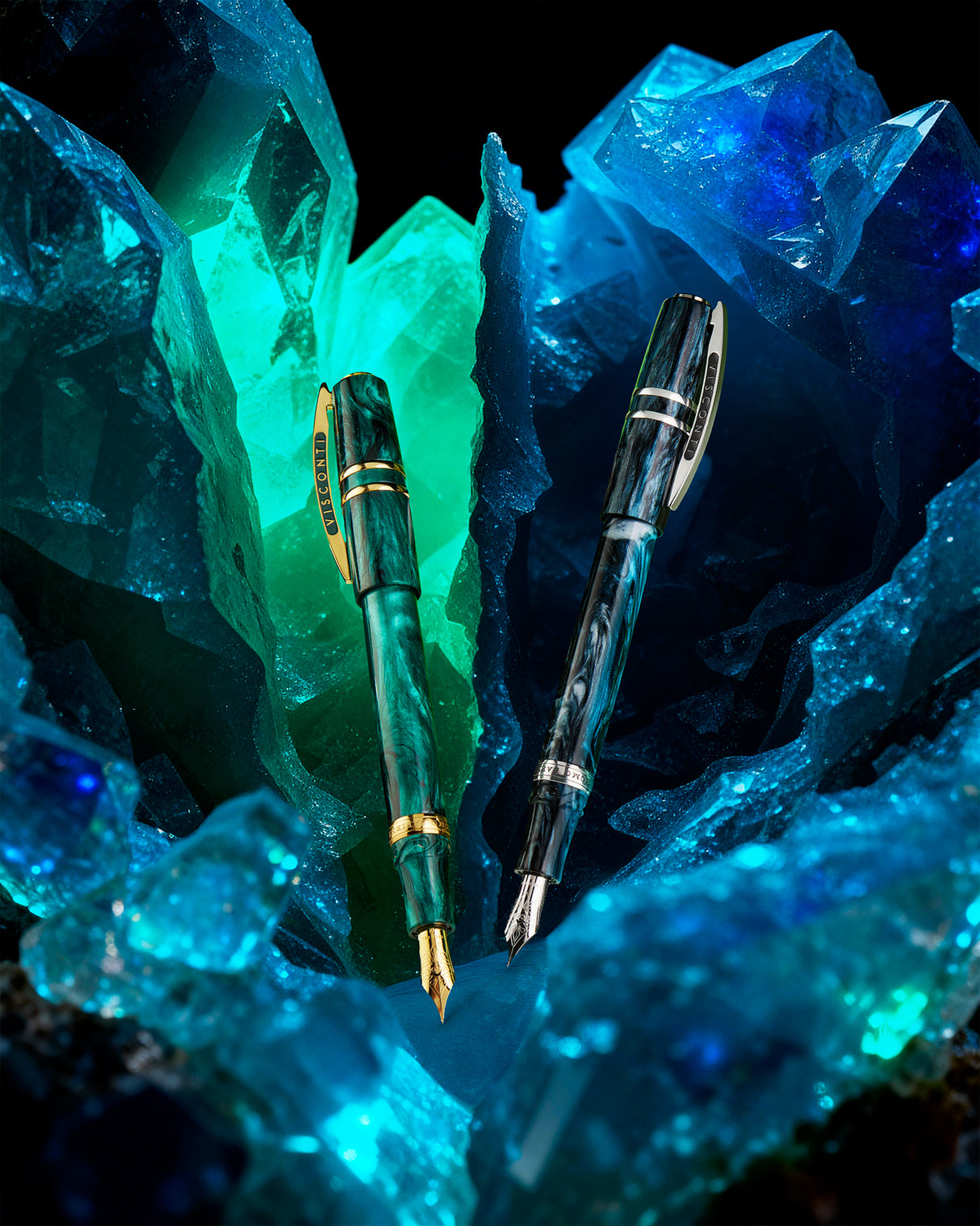 Visconti Homo Sapiens Fountain Pen - Dark Emerald (Limited Edition)