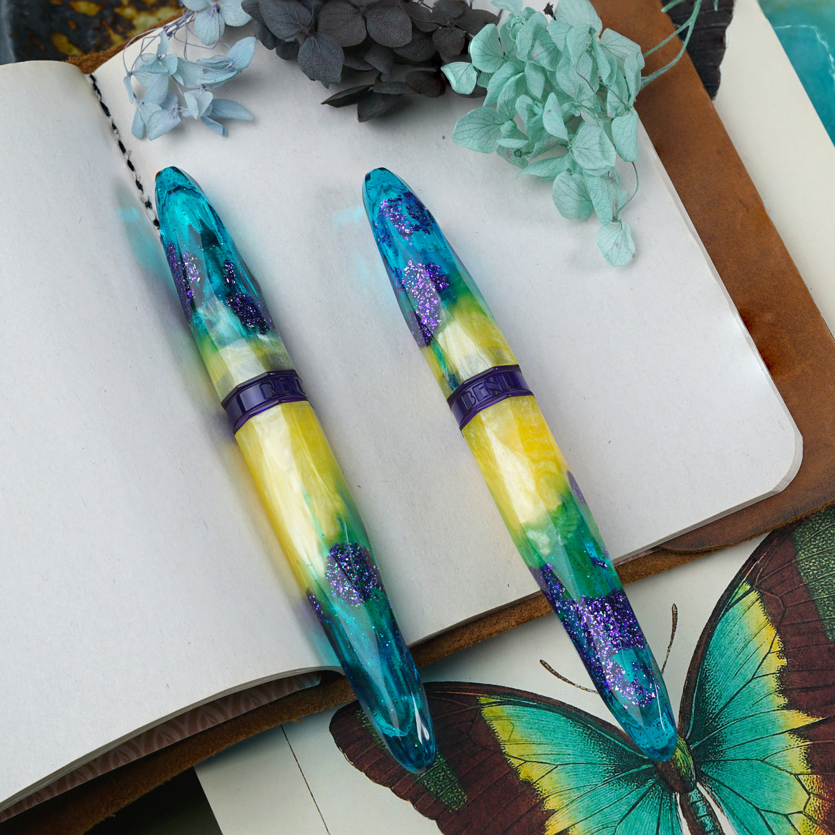 Benu Briolette Fountain Pen - Tropicana