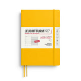 Leuchtturm Weekly Planner & Notebook 2027, 18 Months, Ruled, English