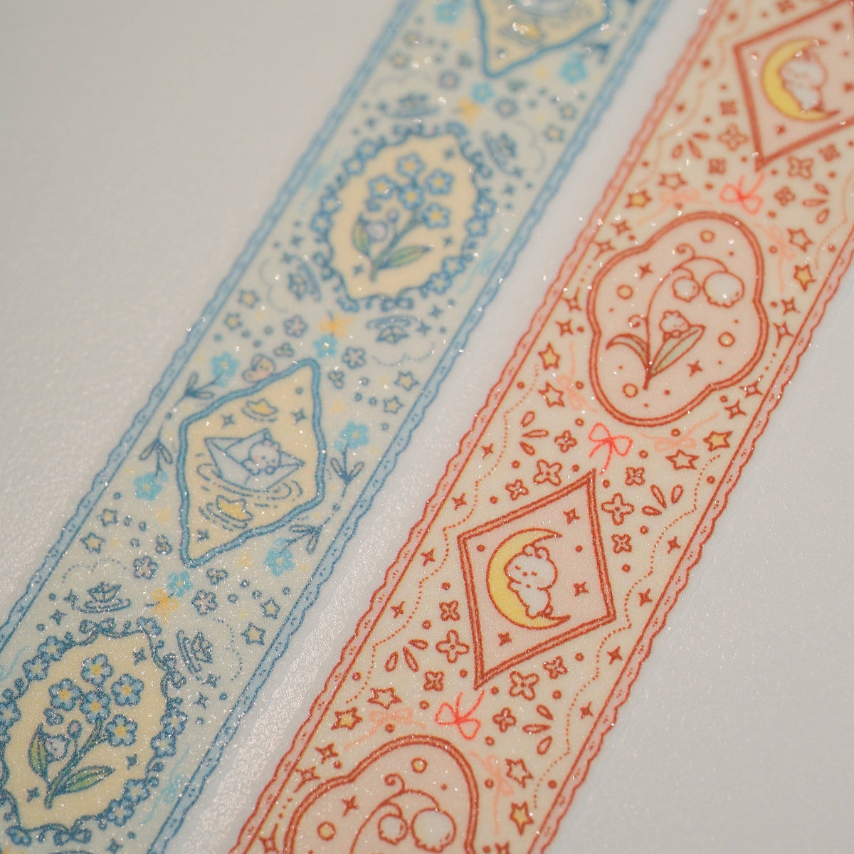 2jingis2jing Whispers of Lily of the Valley Glitter Washi Tape