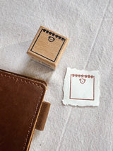 Bloom Paper Studio Coil Notebook Memo Wooden Stamp