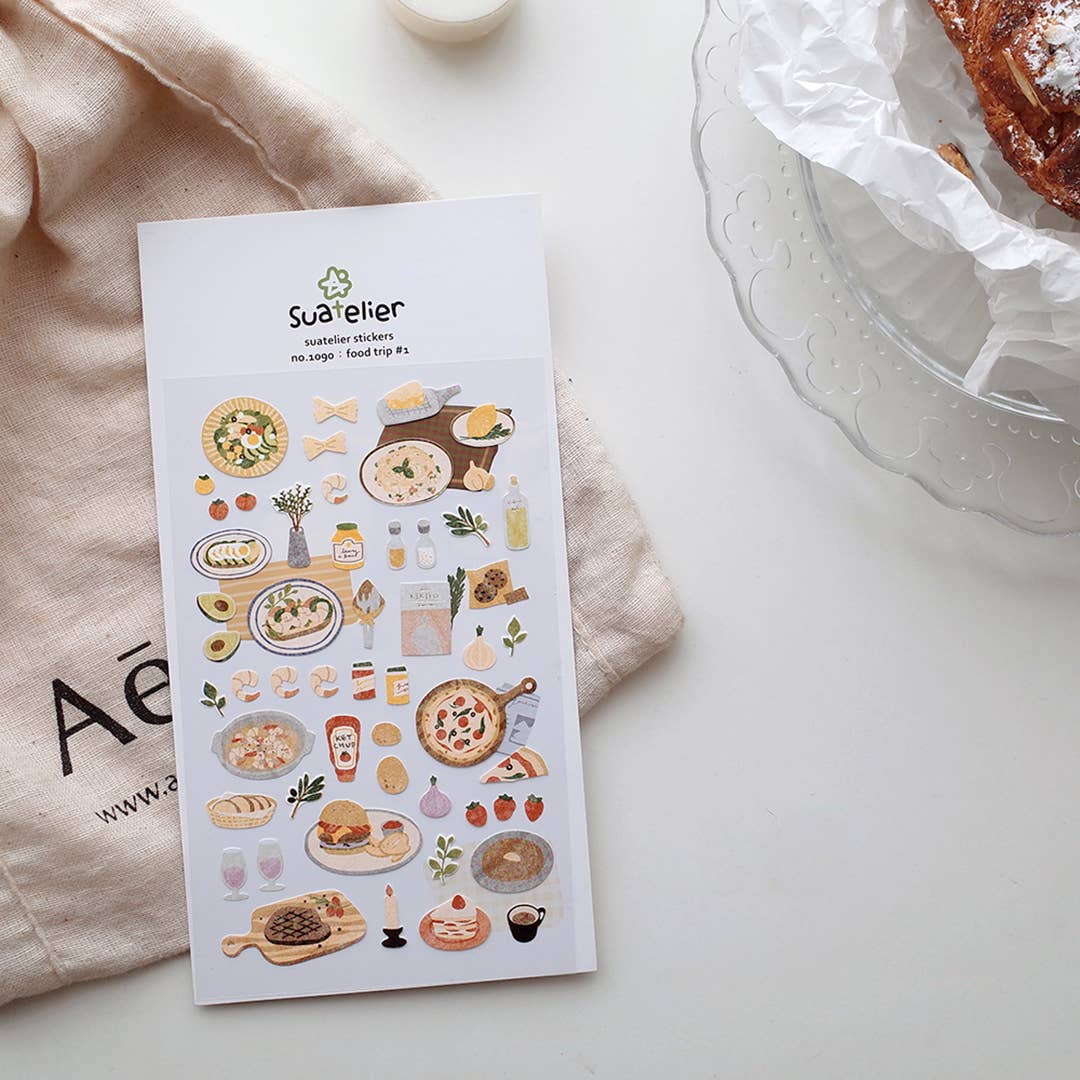 Suatelier Design Stickers - Food Trip #1