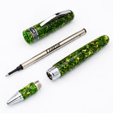 Conklin 1898 Solaris Rollerball Pen - Green w/ Chrome Trim