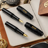 Benu Pixie Fountain Pen - Jolly Roger - Black