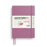 Leuchtturm Weekly Planner & Notebook 2027, 18 Months, Ruled, English