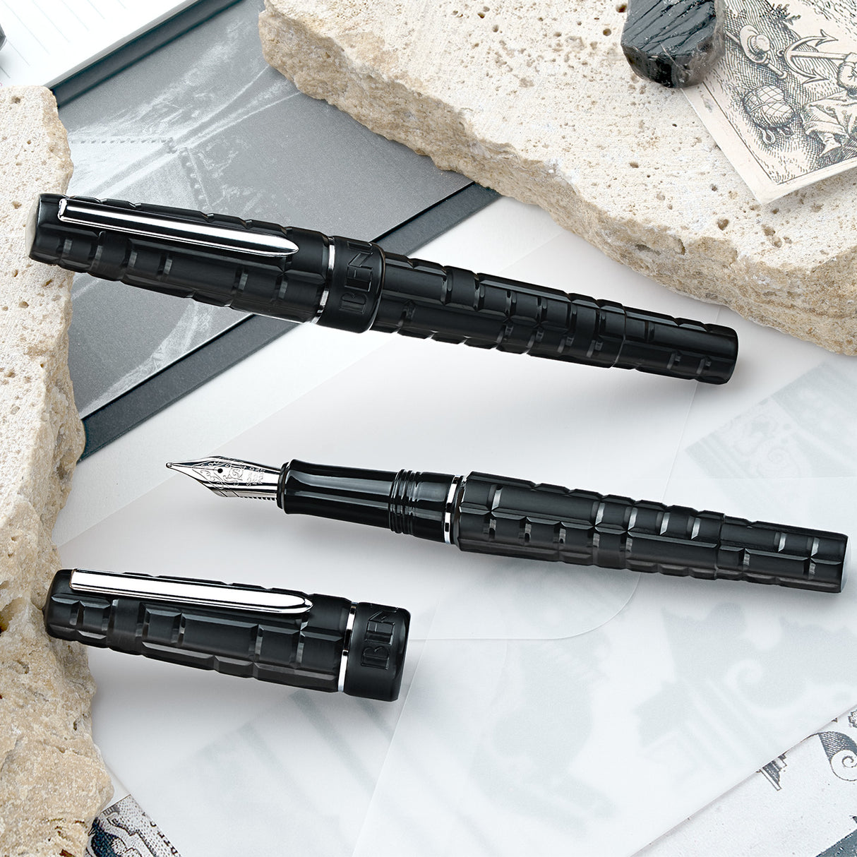Benu Tessera Fountain Pen - Onyx