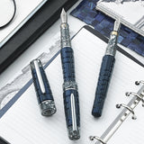 Benu Tessera Fountain Pen - Galena
