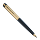 Wahl Eversharp Skyline Ballpoint Pen - Black w/Gold Trim
