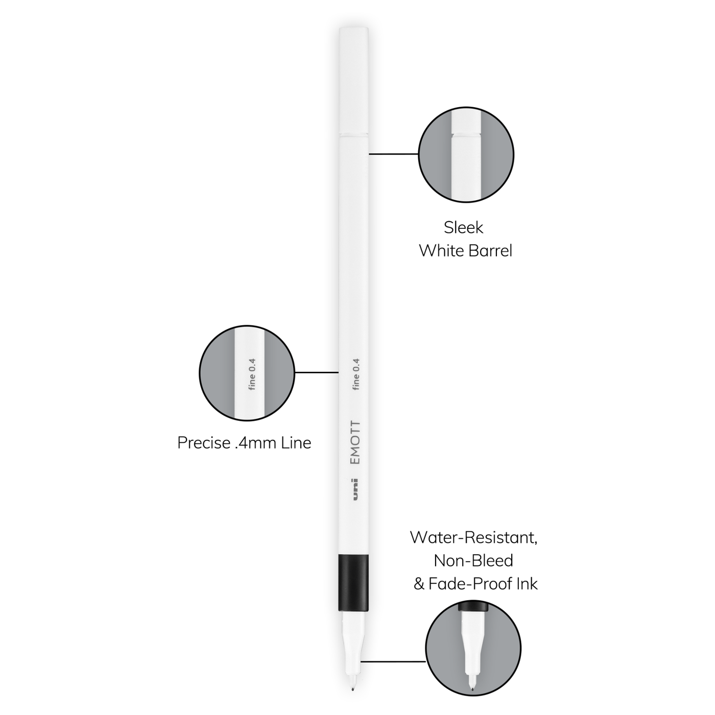 Uni-ball Emott Fine Line Marker Pen