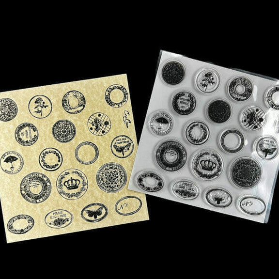CoraCreaCrafts Clear Stamp - Toppers