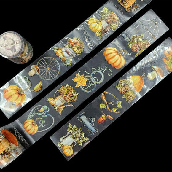 CoraCreaCrafts Washi Tape - Transparent - Autumn