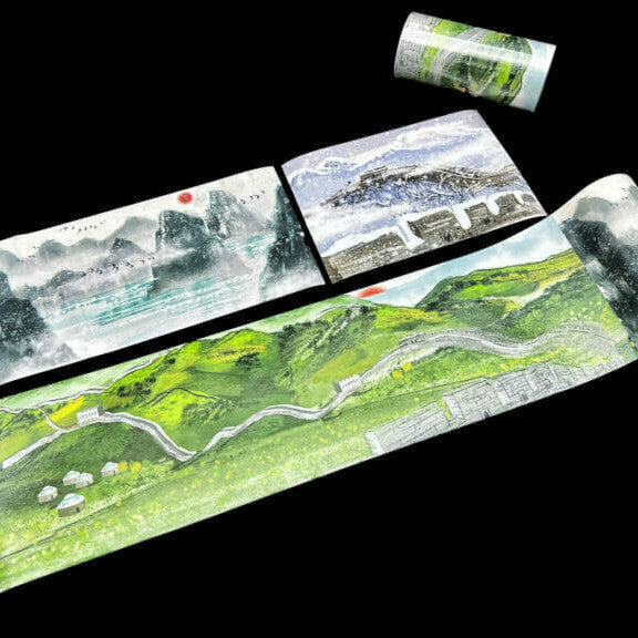 CoraCreaCrafts Washi Tape - Chinese Landscape