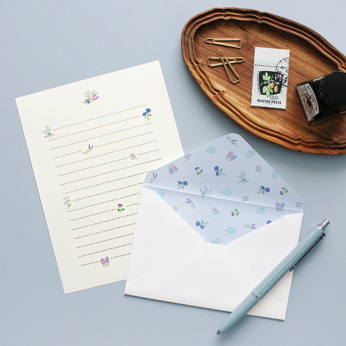 EL COMMUN Papoter Letter Set - Forest
